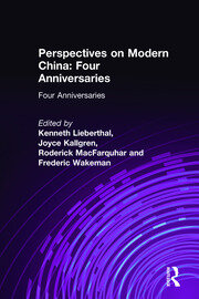 Perspectives on Modern China: Four Anniversaries book cover