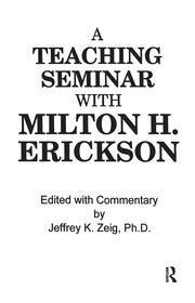 Teaching Seminar With Milton H. Erickson book cover