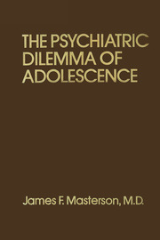 Psychiatric Dilemma Of Adolescence book cover