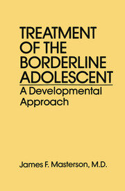 Treatment Of The Borderline Adolescent: A Developmental Approach book cover