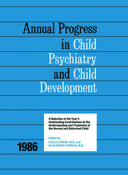 1986 Annual Progress In Child Psychiatry book cover