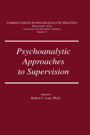 Psychoanalytic Approaches To Supervision book cover