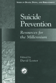 Suicide Prevention: Resources for the Millennium book cover