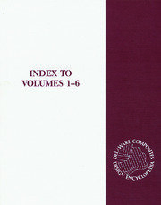 Delaware Composites Design Encyclopedia: Index book cover