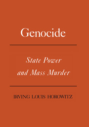 Genocide: State Power and Mass Murder book cover