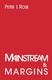 Mainstream and Margins: Jews, Blacks and Other Americans book cover