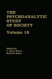 The Psychoanalytic Study of Society, V. 16: Essays in Honor of A. Irving Hallowell book cover