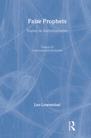 False Prophets: Studies on Authoritarianism book cover