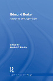 Edmund Burke: Appraisals and Applications book cover