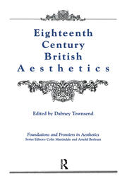 Eighteenth-Century British Aesthetics book cover