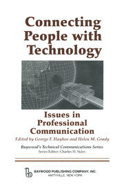 Connecting People with Technology: Issues in Professional Communication book cover