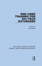 End-User Training for Sci-Tech Databases book cover