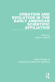 Creation and Evolution in the Early American Scientific Affiliation book cover