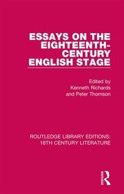 Essays on the Eighteenth-Century English Stage book cover