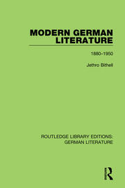 Modern German Literature: 1880-1950 book cover