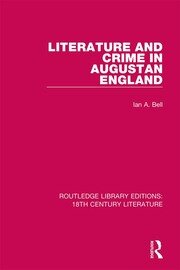 Literature and Crime in Augustan England book cover