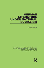 German Literature under National Socialism book cover