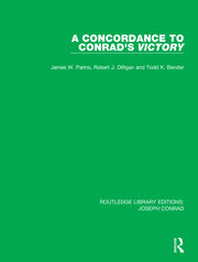 A Concordance to Conrad's Victory book cover