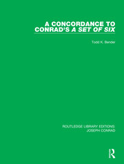 A Concordance to Conrad's A Set of Six book cover