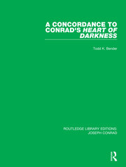 A Concordance to Conrad's Heart of Darkness book cover