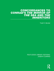 Concordances to Conrad's The Mirror of the Sea and, The Inheritors book cover