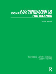 A Concordance to Conrad's An Outcast of the Islands book cover