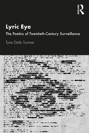 Lyric Eye: The Poetics of Twentieth-Century Surveillance book cover