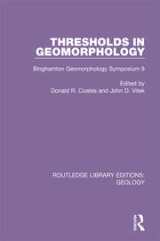 Thresholds in Geomorphology: Binghamton Geomorphology Symposium 9 book cover