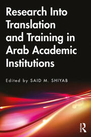 Research Into Translation and Training in Arab Academic Institutions book cover