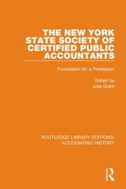 The New York State Society of Certified Public Accountants: Foundation for a Profession book cover