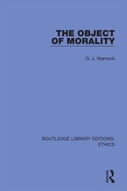 The Object of Morality book cover