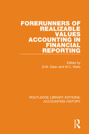 Forerunners of Realizable Values Accounting in Financial Reporting book cover