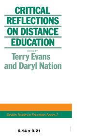 Critical Reflections On Dist. book cover