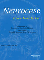 Emotions in Neurological Disease: A Special Issue of Neurocase book cover