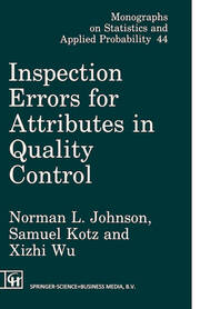 Inspection Errors for Attributes in Quality Control book cover