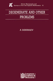 Degenerate and Other Problems book cover
