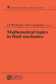 Mathematical Topics in Fluid Mechanics book cover