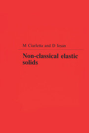 Non-Classical Elastic Solids book cover