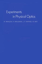 Experiments In Physical Optics book cover