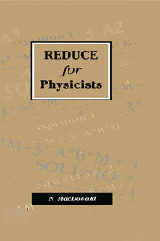 REDUCE for Physicists book cover