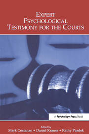 Expert Psychological Testimony for the Courts book cover