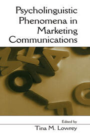 Psycholinguistic Phenomena in Marketing Communications book cover