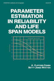 Parameter Estimation in Reliability and Life Span Models book cover