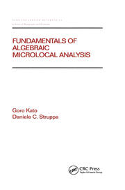Fundamentals of Algebraic Microlocal Analysis book cover