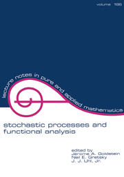 Stochastic Processes and Functional Analysis: In Celebration of M.m. Rao's 65th Birthday book cover