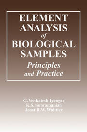 Element Analysis of Biological Samples: Principles and Practices, Volume II book cover