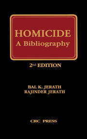 Homicide: A Bibliography, Second Edition book cover
