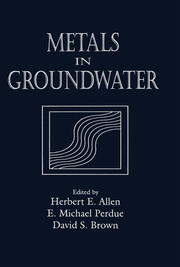 Metals in Groundwater book cover