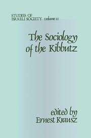 Sociology of the Kibbutz book cover