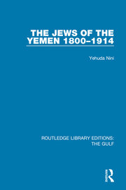 The Jews of the Yemen, 1800-1914 book cover